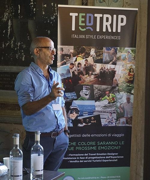 Tedtrip presenta il suo metodo per il turismo esperienziale a Bio in Sicily 2020.